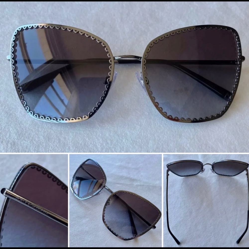 Dolce & Gabbana Metal Cat Eye Sunglasses